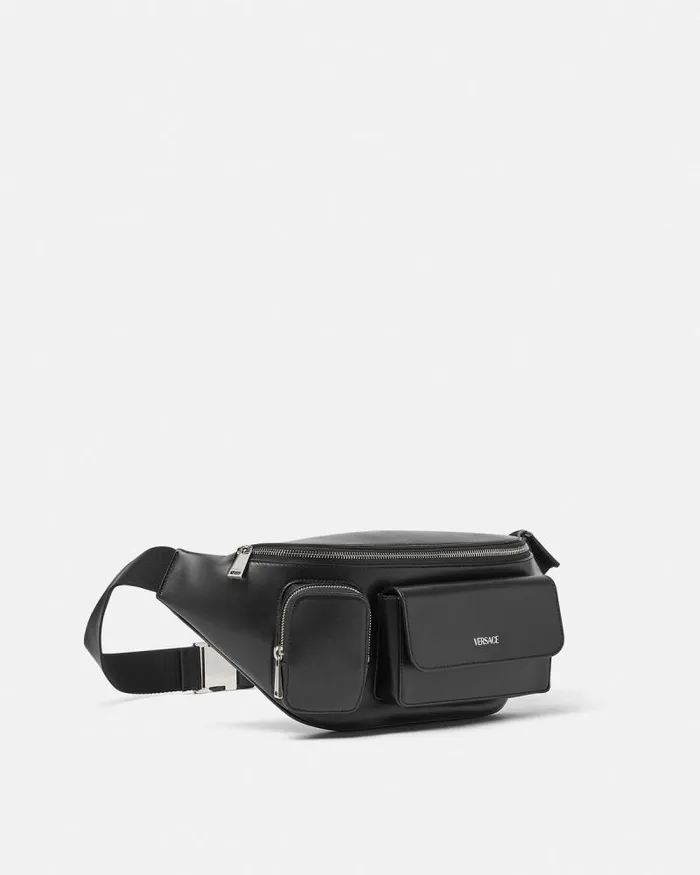 Cargo Belt Bag Blacksilver Men Versace Cargo