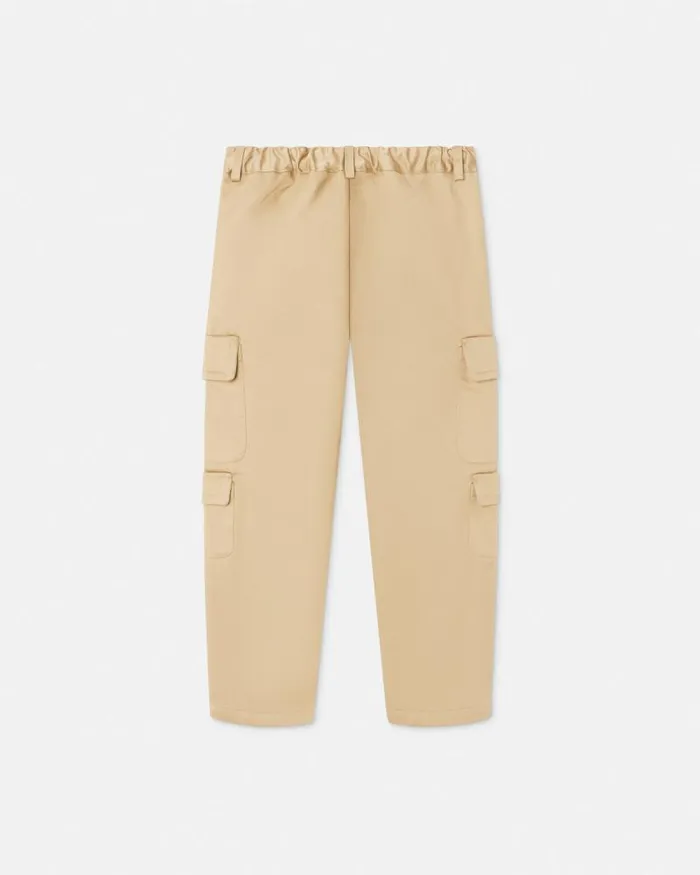 Cargo Kids Pants Beige Children Versace Clothing