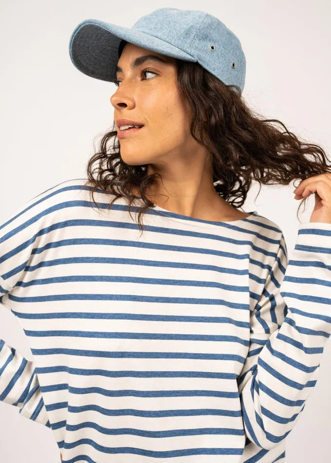 Casquette Classic Cotton Cap Lightdenim Men Saint James