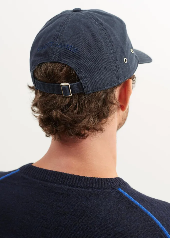 Casquette Classic Cotton Cap Navy Women Saint James Hats and Beanies