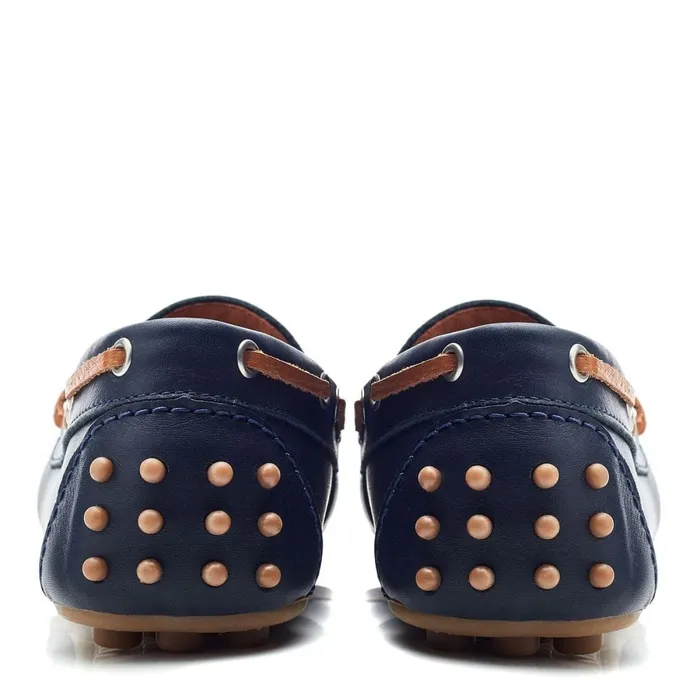 Casual Shoes Women Moda In Pelle Arienna Navy Leather