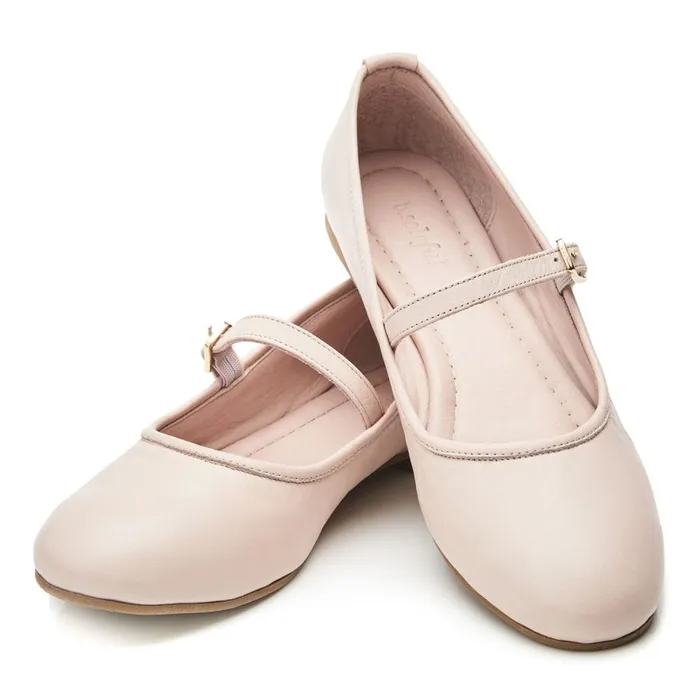 Casual Shoes Women Moda In Pelle Bsoleful BBallet Pink Leather