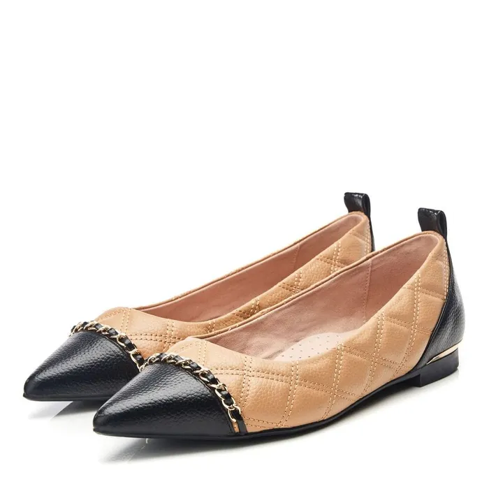 Casual Shoes Women Moda In Pelle Edessa Camel Leather