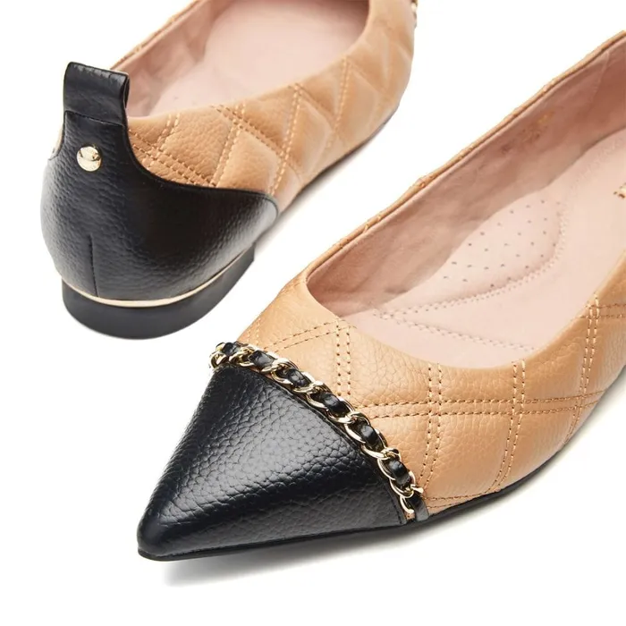 Casual Shoes Women Moda In Pelle Edessa Camel Leather