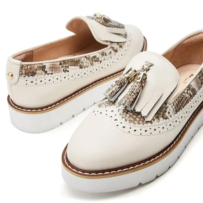 Casual Shoes Women Moda In Pelle Eilani Off White Leather