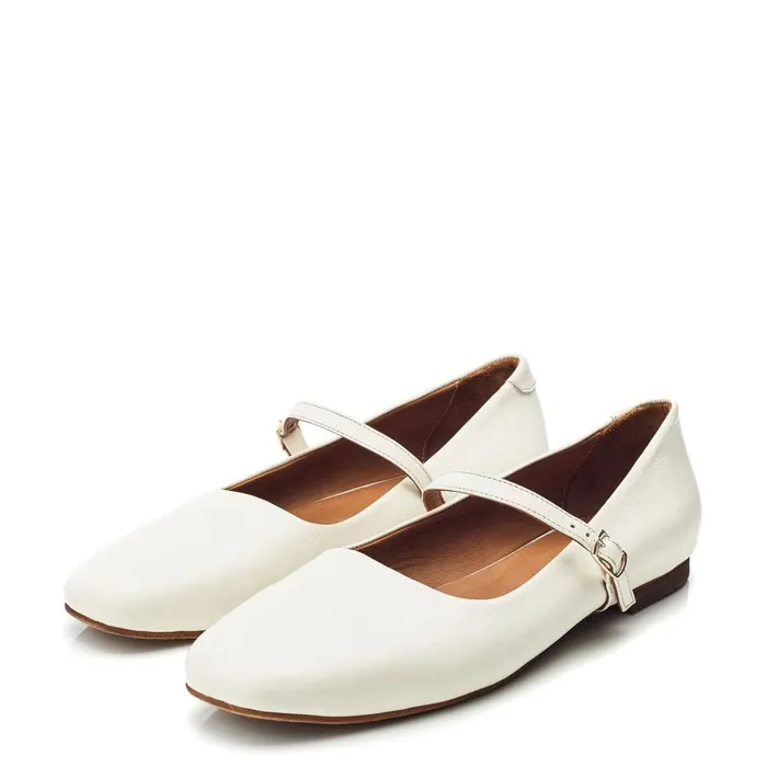 Casual Shoes Women Moda In Pelle Ellysa Cream Leather