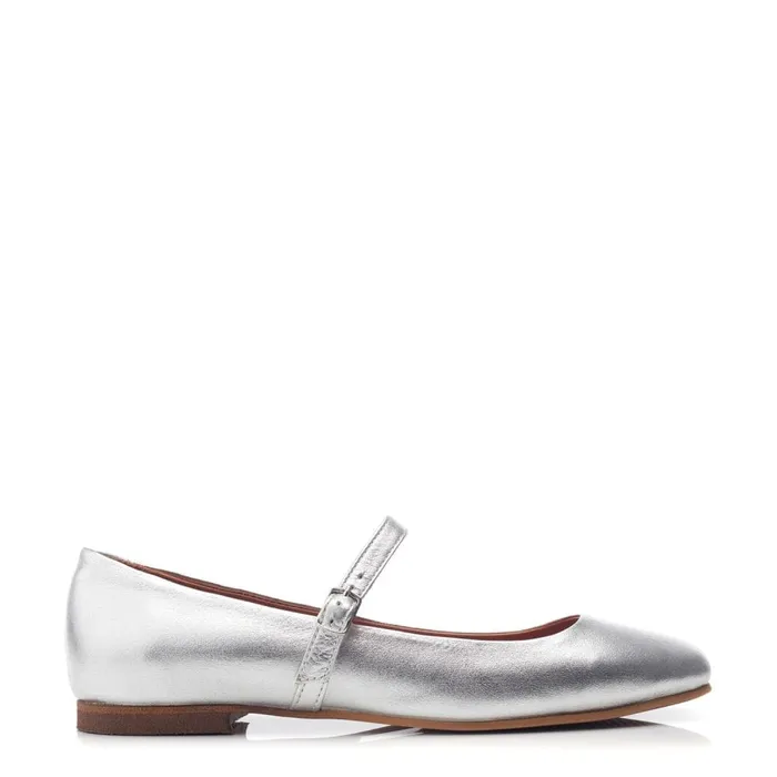 Casual Shoes Women Moda In Pelle Ellysa Silver Leather
