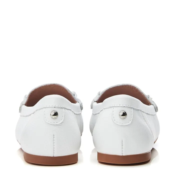 Casual Shoes Women Moda In Pelle Famina White Leather