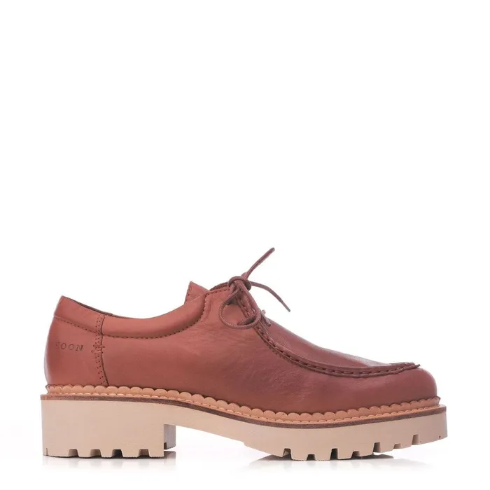 Casual Shoes Women Moda In Pelle Shoon Sh Iota Tan Leather