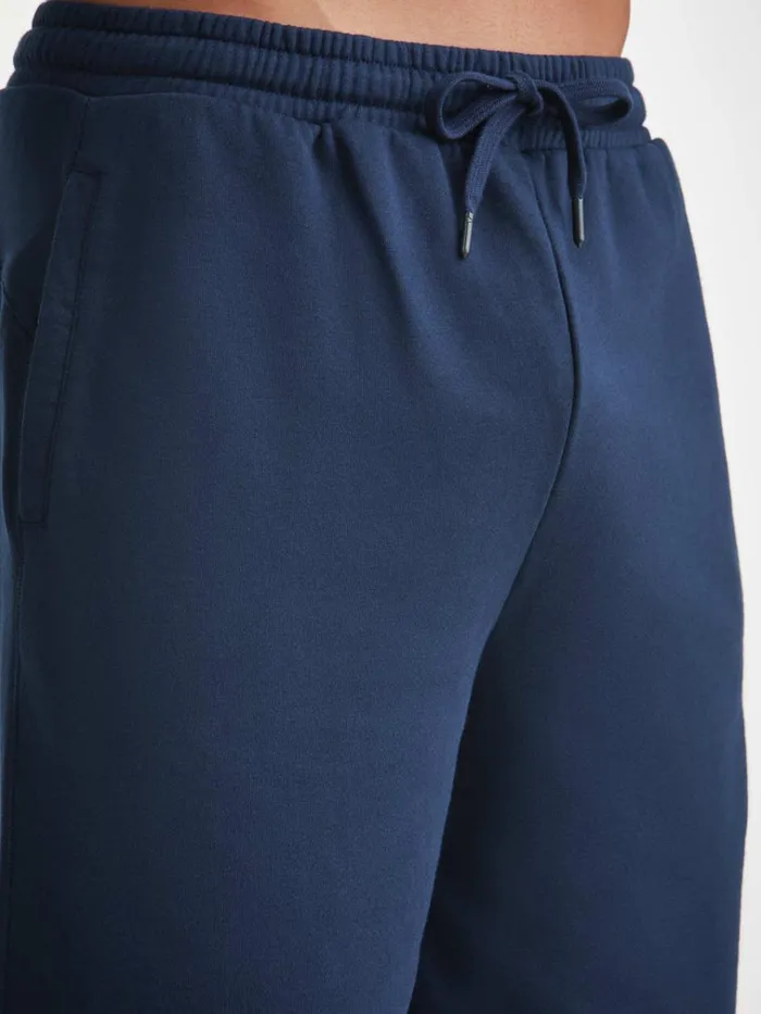 Casual Shorts Men Derek Rose Sweat Shorts Quinn Cotton Modal Navy