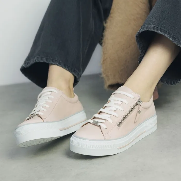 Casual Trainers Women Moda In Pelle Filician Cameo Leather