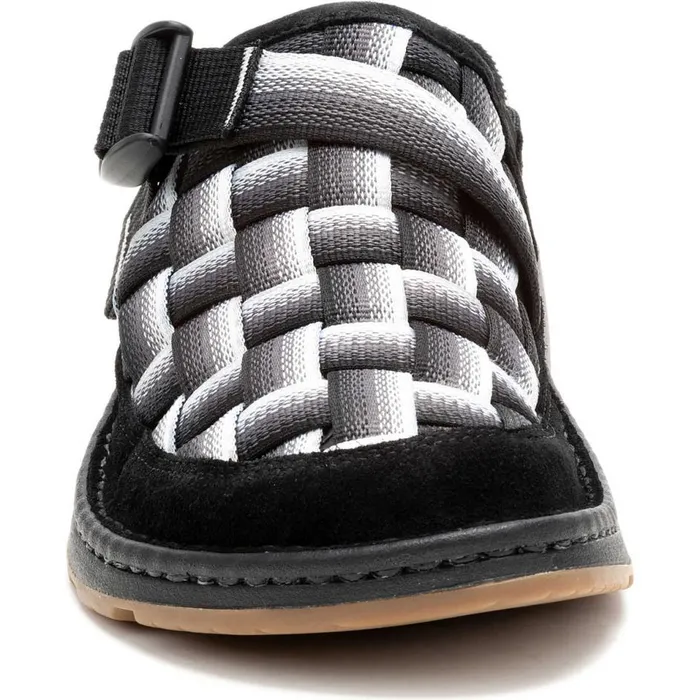 Chaco Canyon Woven Clog Fade Black and White Men Clogs and SlipOns Chaco Canyon Woven Clog Fade Black and White Men Clogs and SlipOns