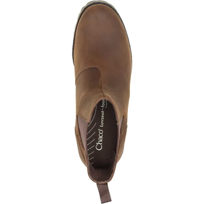 Chaco Fields Chelsea Waterproof Chestnut Brown Men Boots