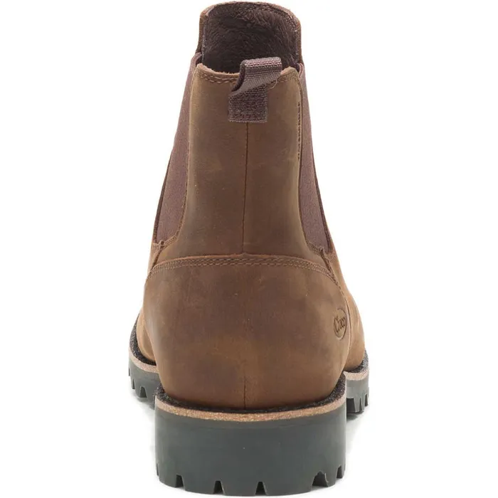 Chaco Fields Chelsea Waterproof Chestnut Brown Men Boots