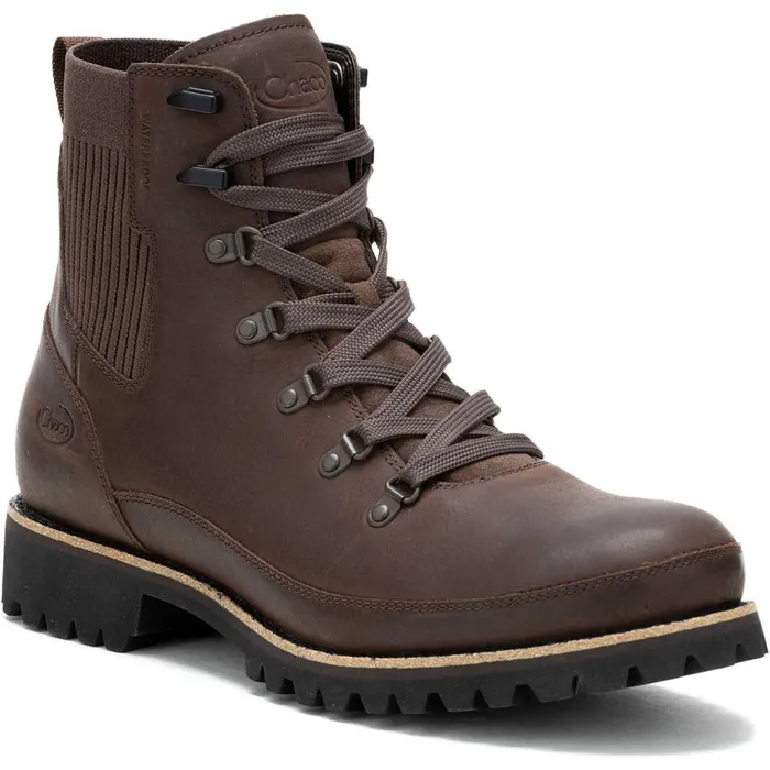 Chaco Fields Lace Waterproof Dark Brown Men Boots