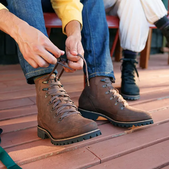 Chaco Fields Lace Waterproof Dark Brown Men Boots