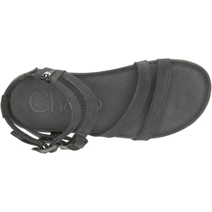 Chaco Lowdown Strappy High Sandal Black Women Sandals Chaco Lowdown Strappy High Sandal Black Women Sandals