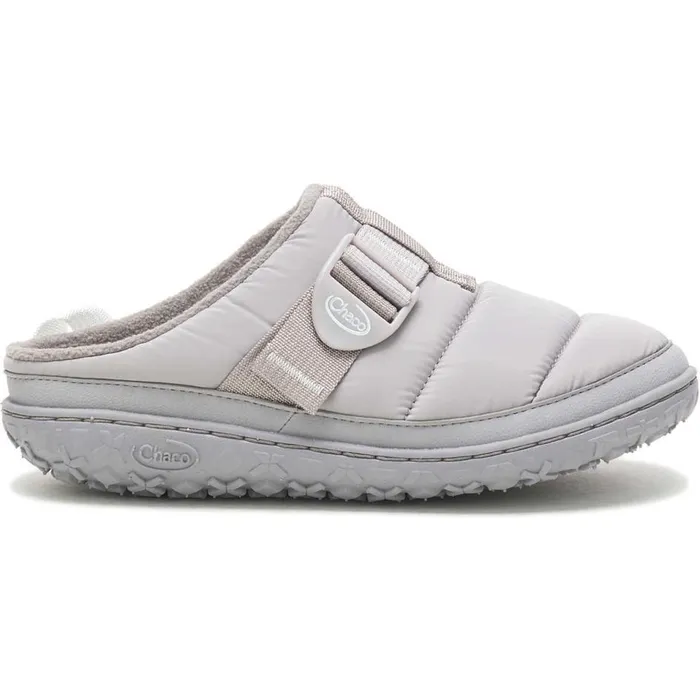 Chaco Ramble Puff Clog Ash Gray Women Clogs and SlipOns