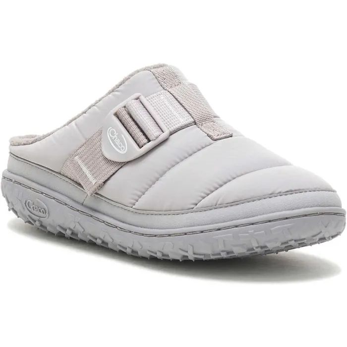 Chaco Ramble Puff Clog Ash Gray Women Clogs and SlipOns Chaco Ramble Puff Clog Ash Gray Women Clogs and SlipOns