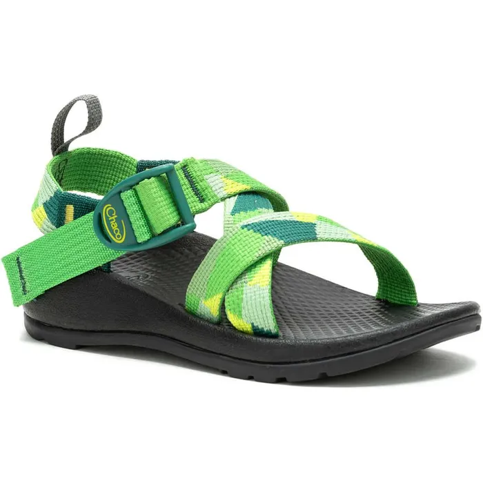 Chaco Z1 EcoTread Sandal Patchwork Green Kids Sandals Chaco Z1 EcoTread Sandal Patchwork Green Kids Sandals