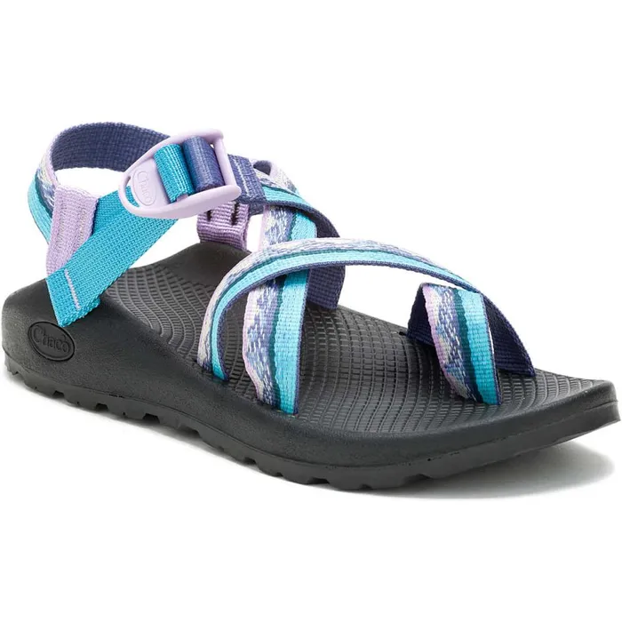 Chaco Z2 Adjustable Strap WideWidth Classic Sandal Ridge Gray Blue Women Sandals