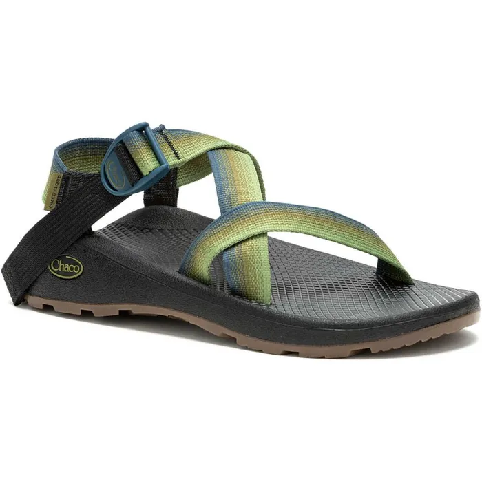 Chaco ZCloud Adjustable Strap Cushioned Sandal Fade Green Men Sandals Chaco ZCloud Adjustable Strap Cushioned Sandal Fade Green Men Sandals
