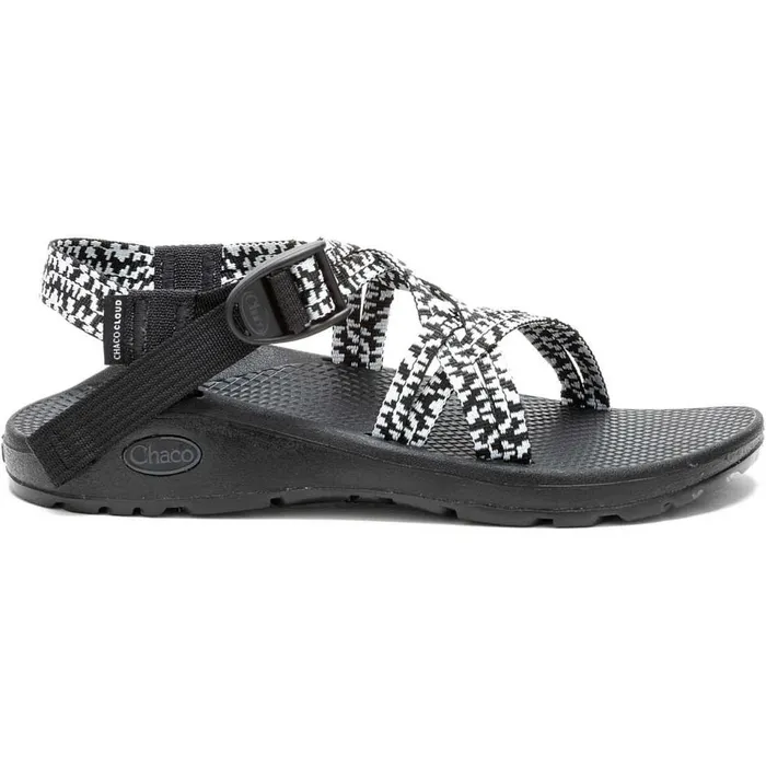Chaco ZX1 Cloud Dual Adjustable Straps Cushioned Sandal Pixel Bandw Women Sandals