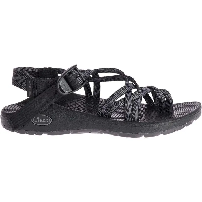 Chaco ZX2 Cloud Dual Adjustable Straps WideWidth Cushioned Sandal Limb Black Women Sandals