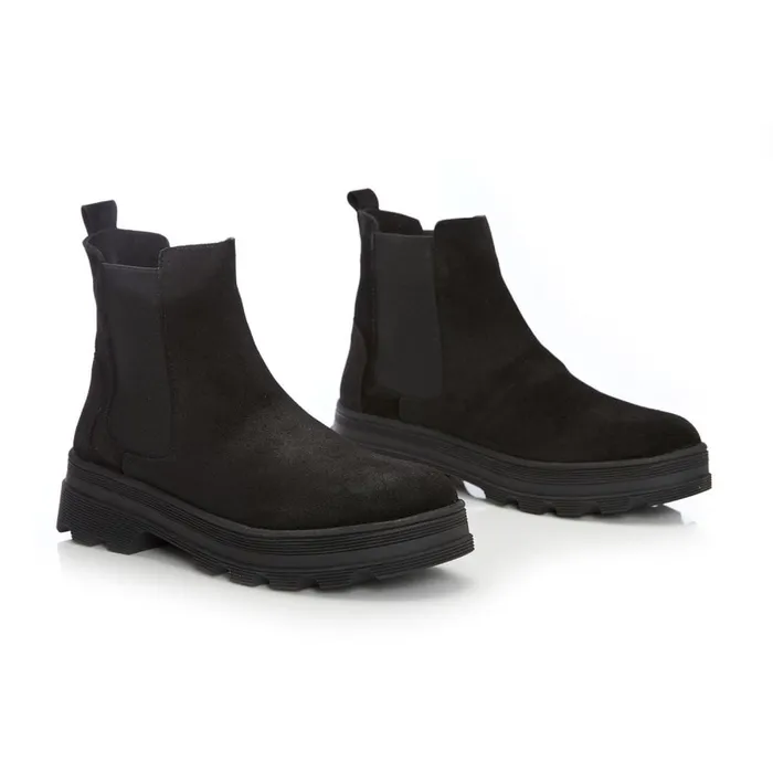 Chelsea Boots Women Moda In Pelle Bsoleful B Arctic Black Suede