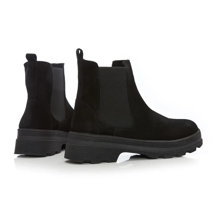 Chelsea Boots Women Moda In Pelle Bsoleful B Arctic Black Suede