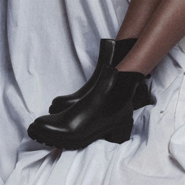Chelsea Boots Women Moda In Pelle Oreli Black Leather