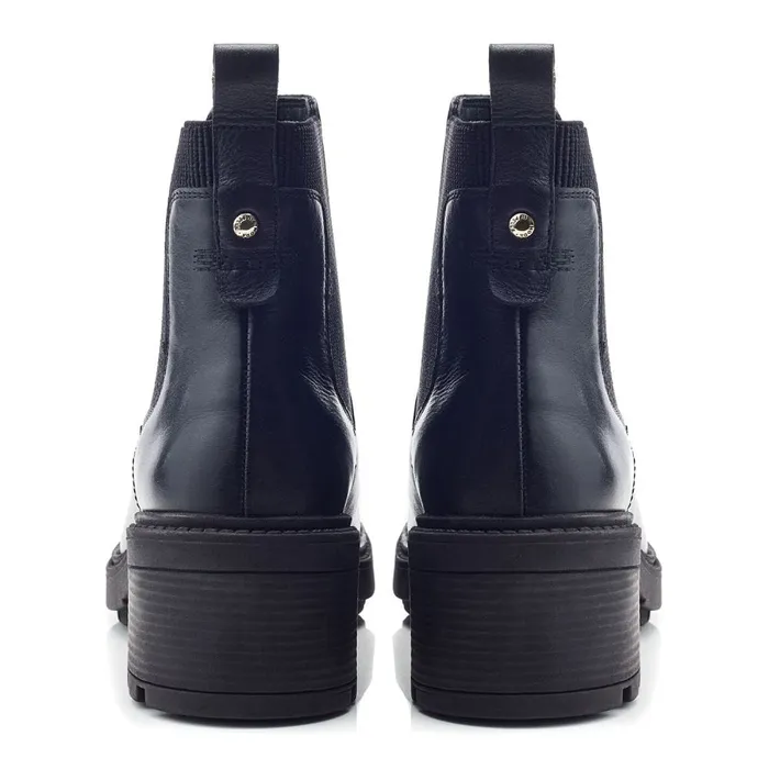 Chelsea Boots Women Moda In Pelle Oreli Black Leather