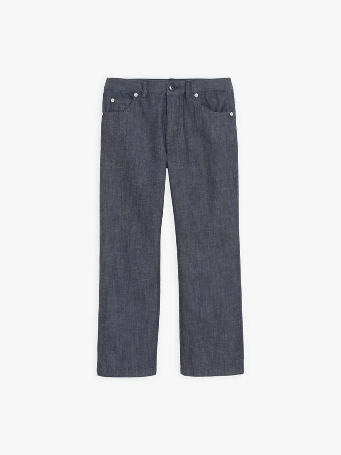 Children Agns B Clothing Blue Straight Jeans