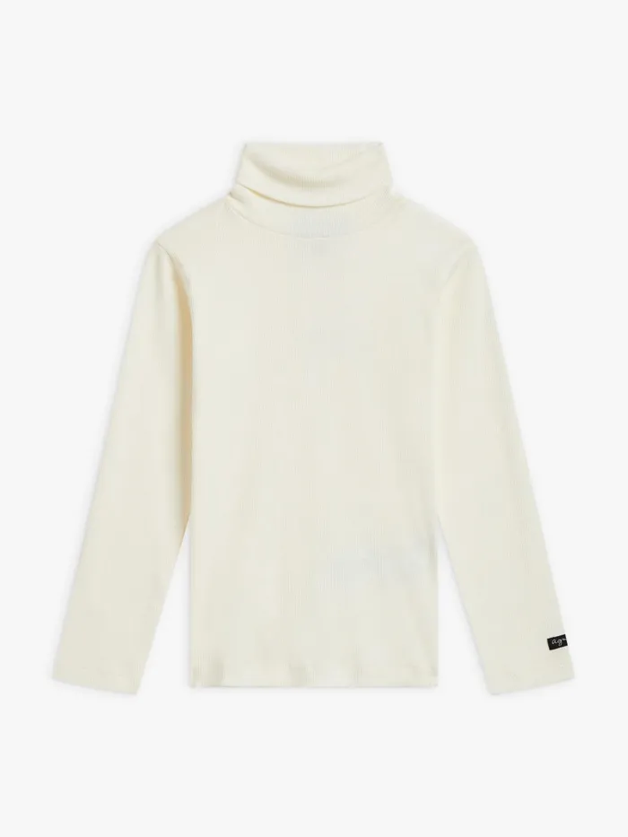 Children Agns B Clothing Ecru Appolo Tshirt In Cotton Jersey