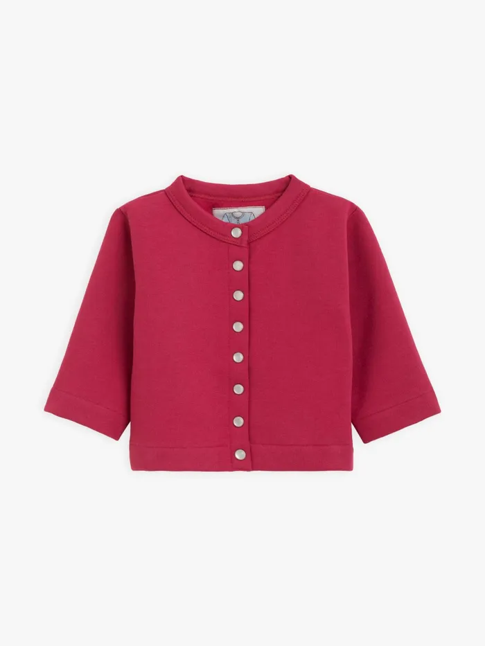 Children Agns B Clothing Strawberry Baby Cotton Fleece Snap Cardigan