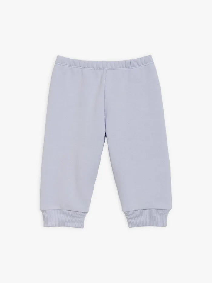Children Agns B Clothing Turbo Cotton Fleece Blue Trousers