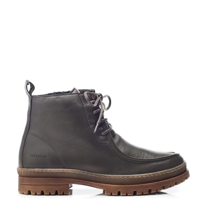 Chunky Boots Women Moda In Pelle Shoon Sh Orchid Olive Leather