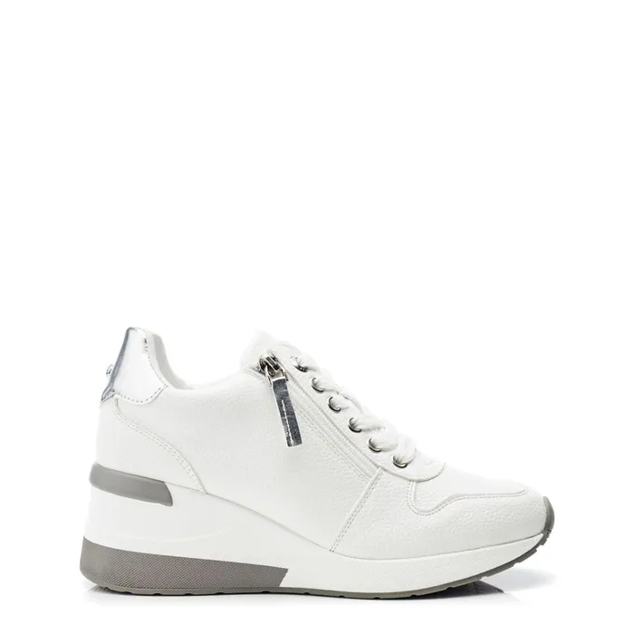 Chunky Trainers Women Moda In Pelle Claudie White Porvair