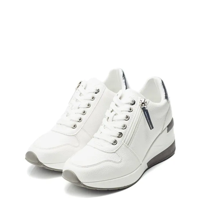 Chunky Trainers Women Moda In Pelle Claudie White Porvair