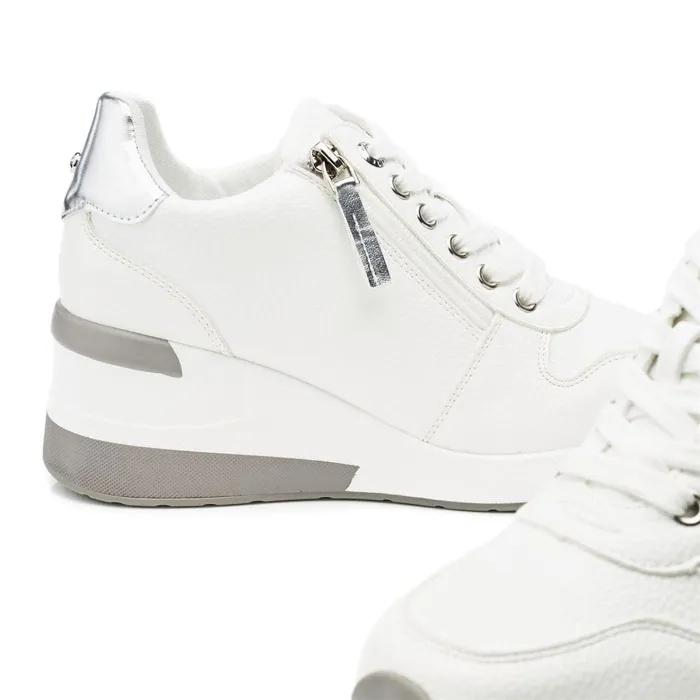 Chunky Trainers Women Moda In Pelle Claudie White Porvair