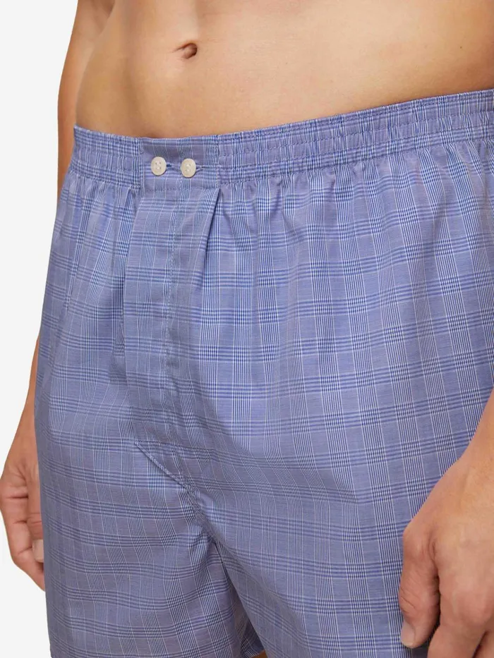 Classic Fit Boxer Shorts Men Derek Rose Classic Fit Boxers Felsted 3 Cotton Blue Classic Fit Boxer Shorts Men Derek Rose Classic Fit Boxers Felsted 3 Cotton Blue