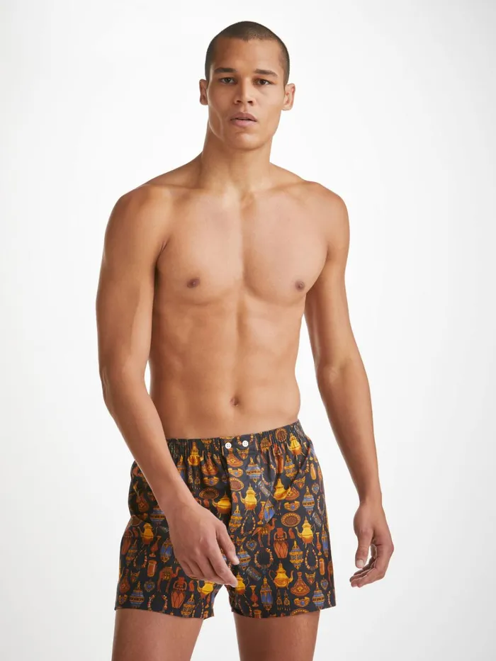 Classic Fit Boxer Shorts Men Derek Rose Classic Fit Boxers Ledbury 71 Cotton Batiste Navy Classic Fit Boxer Shorts Men Derek Rose Classic Fit Boxers Ledbury 71 Cotton Batiste Navy