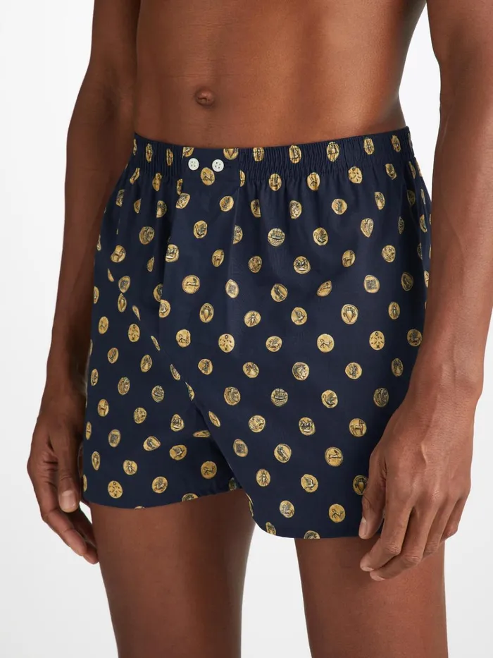 Classic Fit Boxer Shorts Men Derek Rose Classic Fit Boxers Ledbury 78 Cotton Batiste Navy Classic Fit Boxer Shorts Men Derek Rose Classic Fit Boxers Ledbury 78 Cotton Batiste Navy