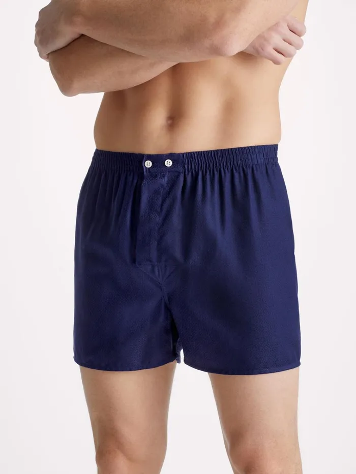 Classic Fit Boxer Shorts Men Derek Rose Classic Fit Boxers Lombard 6 Cotton Jacquard Navy Classic Fit Boxer Shorts Men Derek Rose Classic Fit Boxers Lombard 6 Cotton Jacquard Navy
