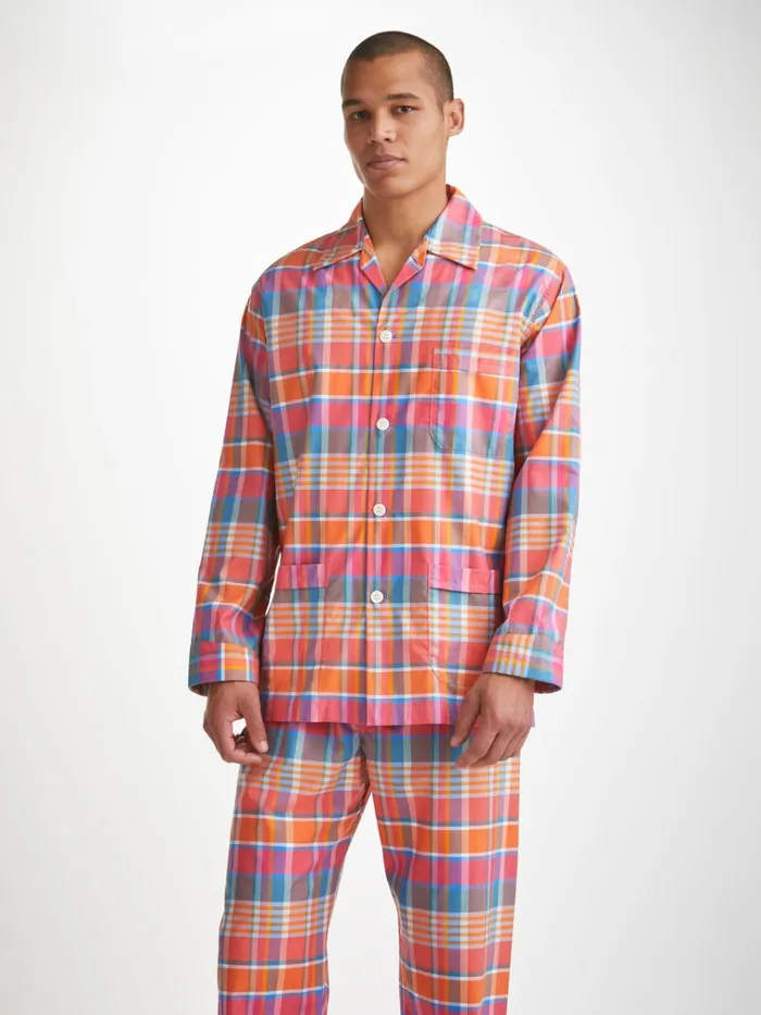 Classic Fit Pajamas Men Derek Rose Classic Fit Pajamas Barker 36 Cotton Multi Classic Fit Pajamas Men Derek Rose Classic Fit Pajamas Barker 36 Cotton Multi