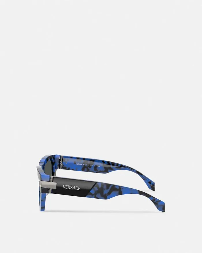 Classic Top Sunglasses Blackblue Men Versace Sunglasses