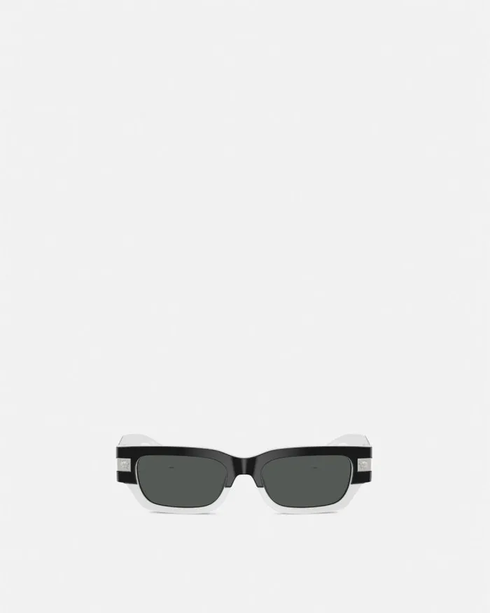 Classic Top Sunglasses Blackwhite Men Versace Sunglasses