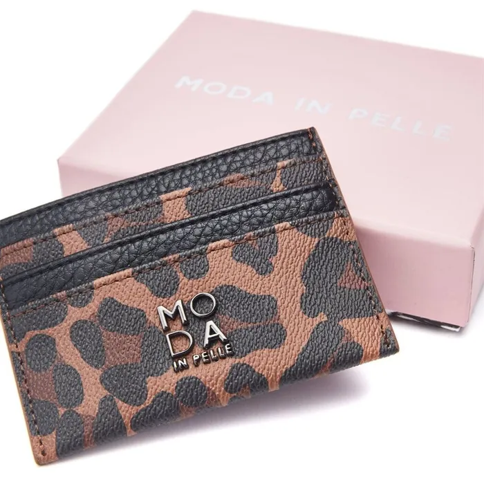 Clutch Bags Women Moda In Pelle Ali Cardwallet Dark Leopard Porvair Clutch Bags Women Moda In Pelle Ali Cardwallet Dark Leopard Porvair