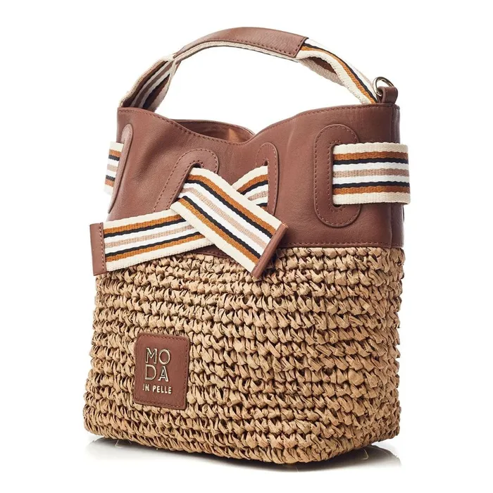 Clutch Bags Women Moda In Pelle Ischia Bag Natural Raffia