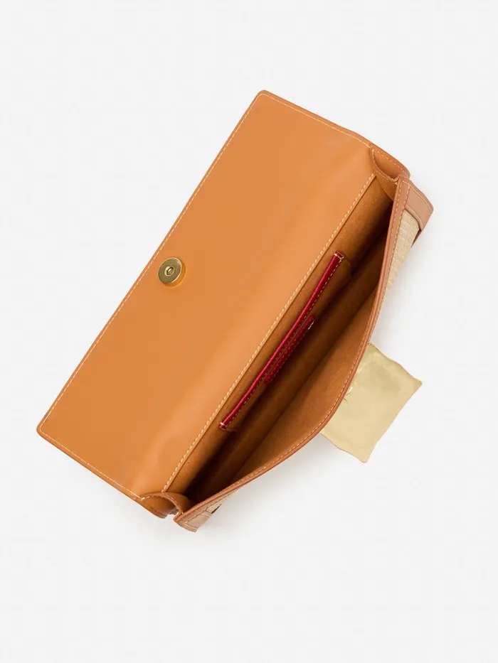 Clutches WomenMen JMcLaughlin Marley Grasscloth Clutch Natural Clutches WomenMen JMcLaughlin Marley Grasscloth Clutch Natural